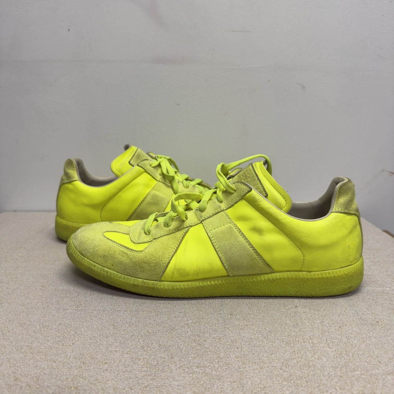 Maison Margiela Replica GAT Volt Yellow Sneakers
