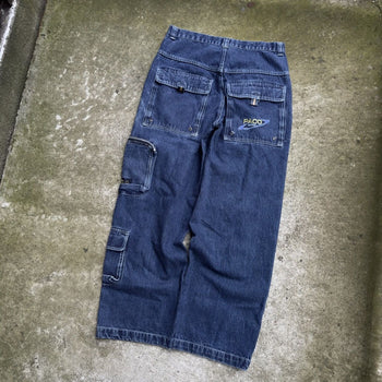 1990S/2000S Y2K PACO JEANS BAGGY DENIM CARGO SKATER JEANS