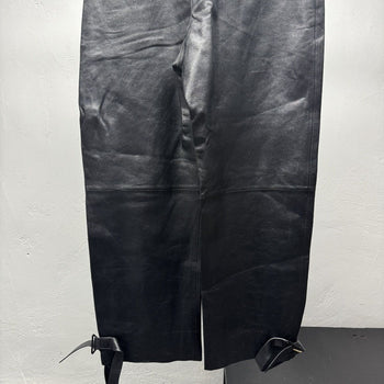 Bottega Veneta Pre Spring 2020 Leather Buckle Trouser Pants