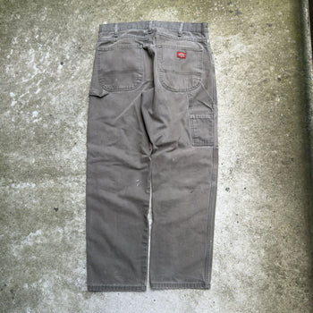 2000s DICKIES THRASHED REPAIRED FADED CANVAS WORK PANTS