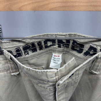 2000s Y2K Union Bay Faded Beige Cargo Pants