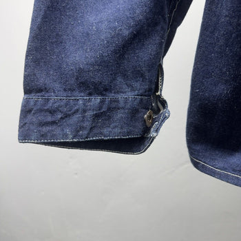 1930s 1940s WW2 One Pocket Selvedge Denim Chore Coat Union Made