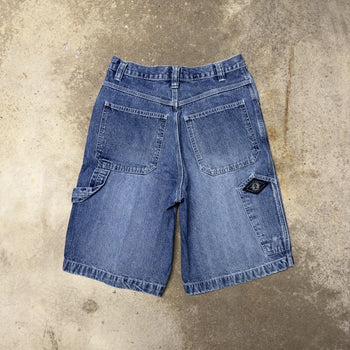 2000S BAGGY FADED DENIM CARPENTER SKATER JEAN SHORTS JORTS