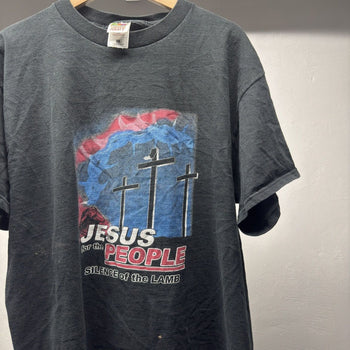 1990s Jesus Silence of the Lamb Tee Thrashed