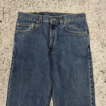 Vaqueros Levi's 505 de lavado oscuro, año 2001