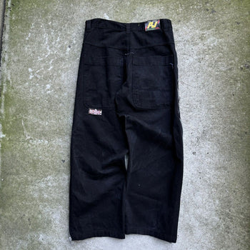 2000S Y2K PACHINNO BAGGY DENIM SKATER ZIP JEANS