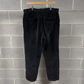 2000s Black Corduroy Baggy Wide Leg Pants