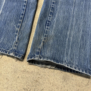 1970s DICKIES BOOTCUT FLARE TALON DENIM JEANS