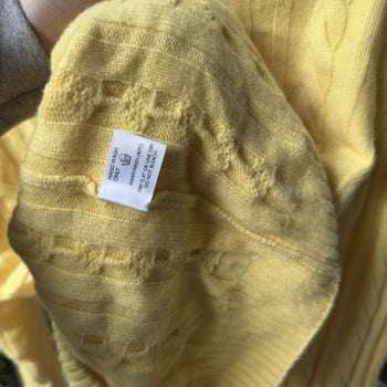 Paul Stuart Cashmere Cable Crewneck Sweater