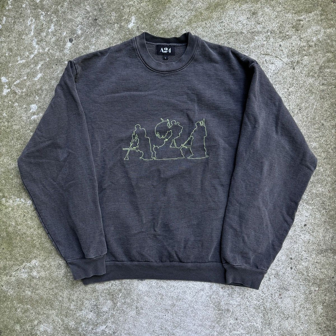 A24 CIVIL WAR MOVIE PROMO CREWNECK SWEATSHIRT L