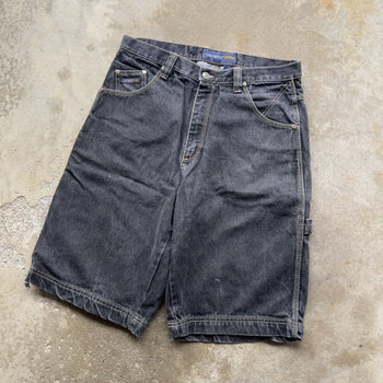 1990S/2000S Y2K FADED BAGGY DENIM SKATER CARPENTER JEAN SHORTS JORTS