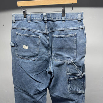 1990s Old Navy Baggy Wide Leg Painters Pants Jeans