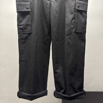 2001 Y2K Gap Wide Leg Wool Cargo Trouser Pants