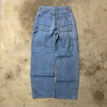 1990s UNIONBAY FADED BAGGY WIDE LEG DENIM SKATER JEANS