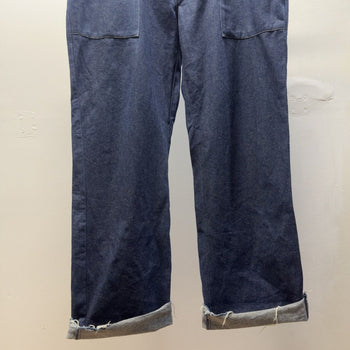 Vintage 1980s Made in USA Dark Wash Raw Denim Work Jeans