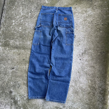 Vaqueros Carpenter Carhartt de doble rodilla de la década de 2000