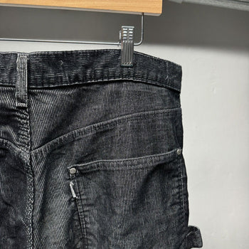 1990s Levi's Silvertab Black 3M Baggy Corduroy Pants