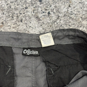 Pantalones anchos de nailon holgados con efecto cafeína de los años 90