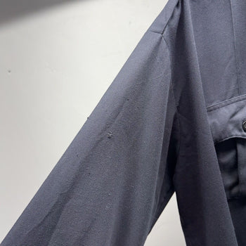 1970s Faded Thrashed Security Uniform Rayon Shirt