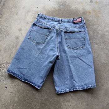 VINTAGE POLO RALPH LAUREN BAGGY DENIM JEAN SHORTS JORTS