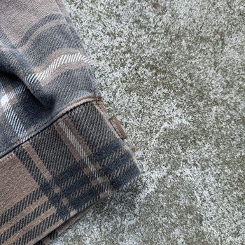 SUPREME SS21 BROWN PLAID CREWNECK