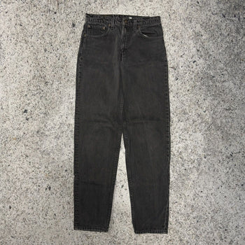 1990s Levi’s 550 Relaxed Tapered Faded Black Jeans