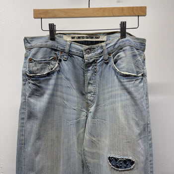 Vintage 2007 Levi’s 501 Limited Edition Faded Studded Jeans
