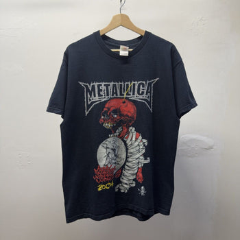 2004 Metallica Madly In Anger With The World Tour Band Tee Pushead
