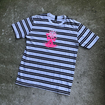 D9 DRAIN GANG STRIPED 2022 WORLD TOUR TEE SHIRT