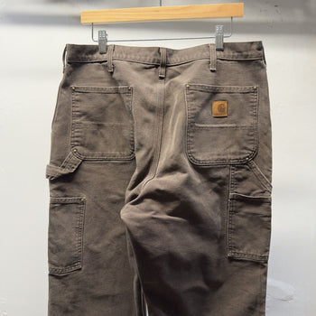 Vintage 2000s Carhartt Faded Brown Double Knee Pants