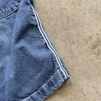 1990S/2000S Y2K BAGGY SKATER DENIM TRACK JEAN SHORTS JORTS