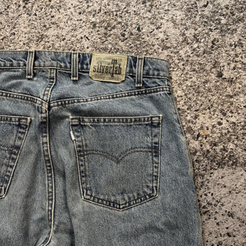 Vaqueros skater holgados y desgastados Levi's Silvertab de la década de 1990