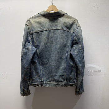 Vintage 1980s Levi's Faded Distressed Denim Trucker Jacket