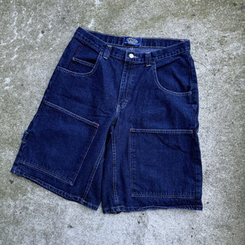 1990s LEE PIPES BMX BAGGY DENIM SKATER JEAN SHORTS JORTS