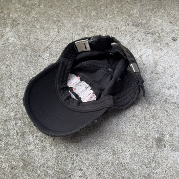 2000s Thrashed Faded Distressed London Grunge Hat