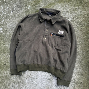 1990s POLO SPORTSMAN RALPH LAUREN SNAP FLEECE