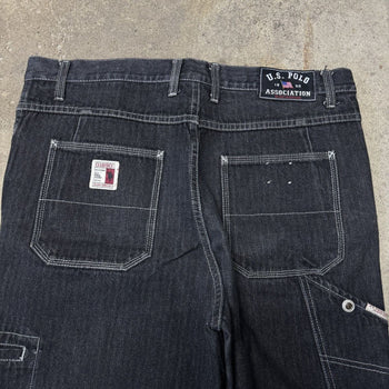 2000S US POLO ASSN BAGGY DENIM SKATER CARGO JEANS