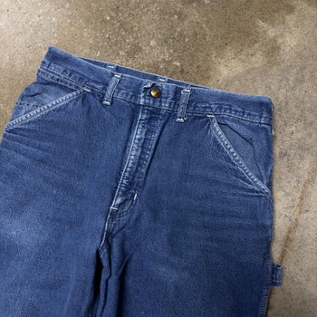 1990s CARHARTT FADED LINED DENIM CARPENTER JEANS