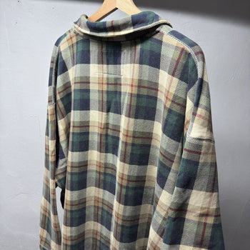 2000s Abercrombie & Fitch Plaid Flannel Sweatshirt