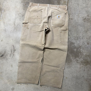 1990s CARHARTT TAN DOUBLE KNEE CARPENTER PANTS