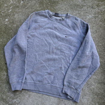 2000S NIKE  GREY PULLOVER SWEATSHIRT CREWNECK