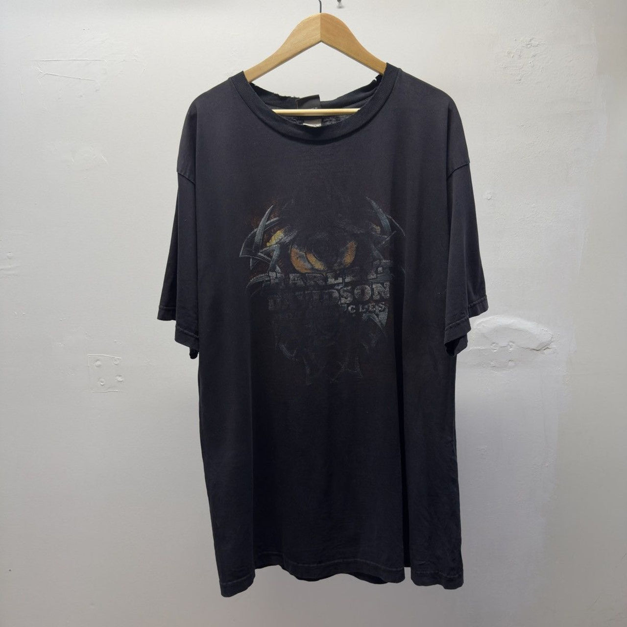 Vintage 2000s Harley Davidson Faded Distressed Tee
