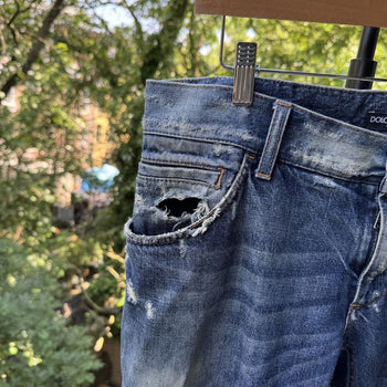 2000s Dolce & Gabbana Distressed Jeans