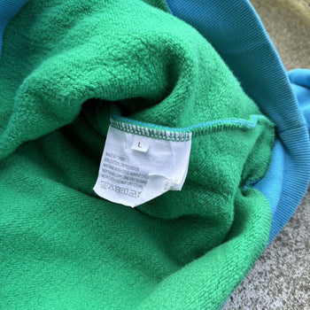 ERL SWIRL HOODIE GREEN BLUE