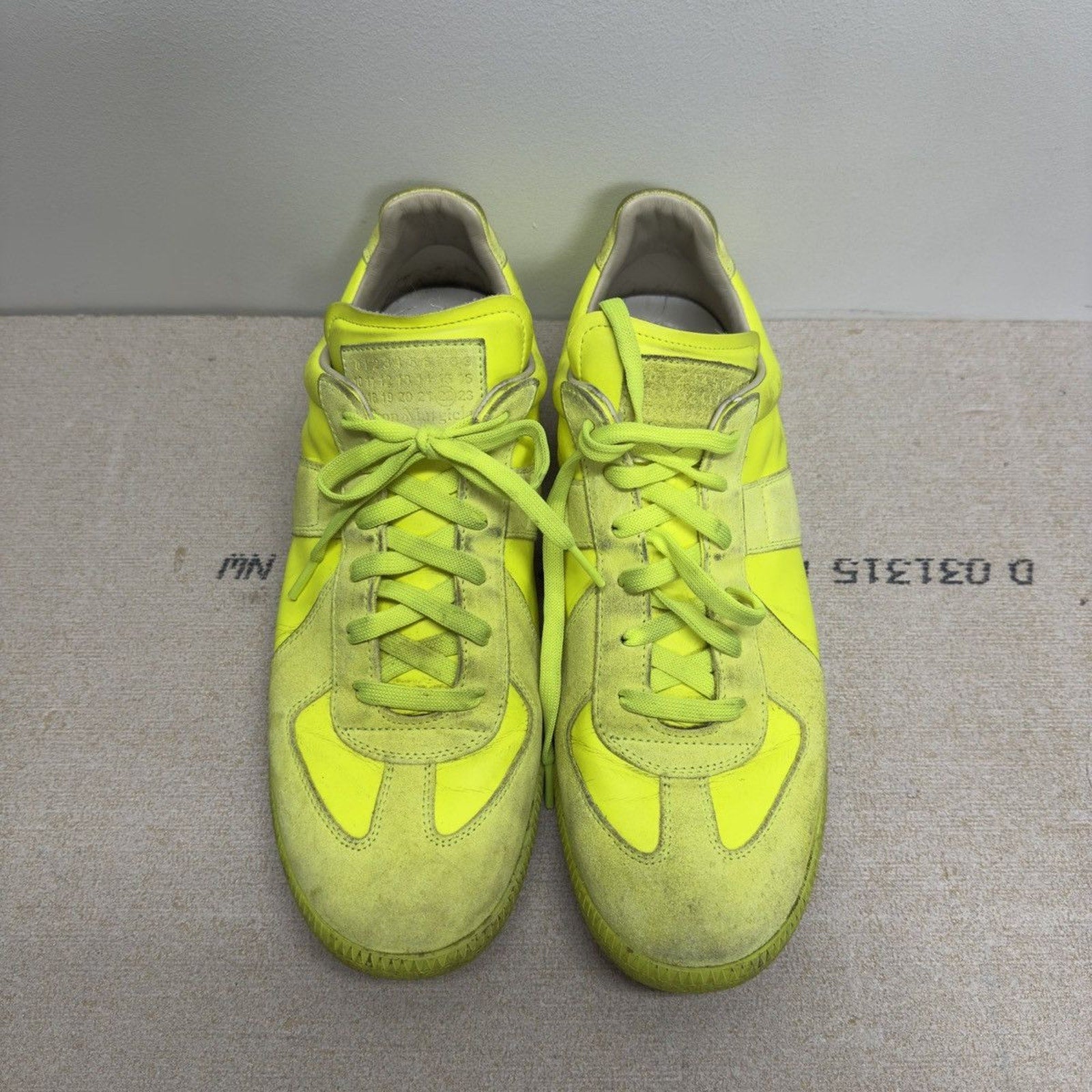 Maison Margiela Replica GAT Volt Yellow Sneakers
