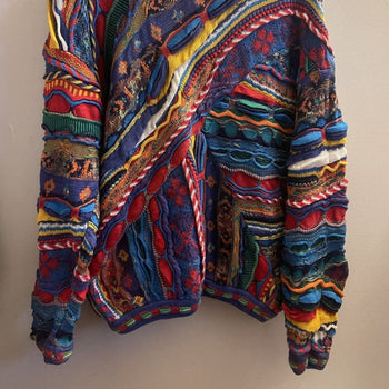 1990s TUNDRA CANADA COOGI STYLE KNIT SWEATER