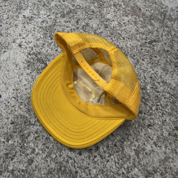 1970s Levi's Yellow Logo White Tab Trucker Hat