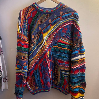 1990s TUNDRA CANADA COOGI STYLE KNIT SWEATER