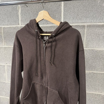 2000s Faded Green Zip Up Hoodie