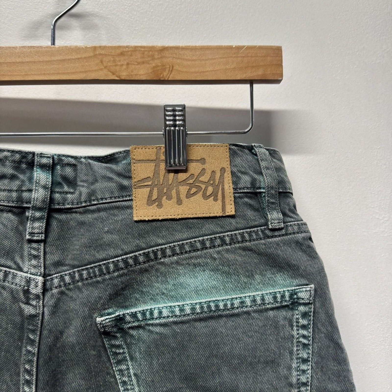Stussy Spray Dye Big Ol Jean Shorts